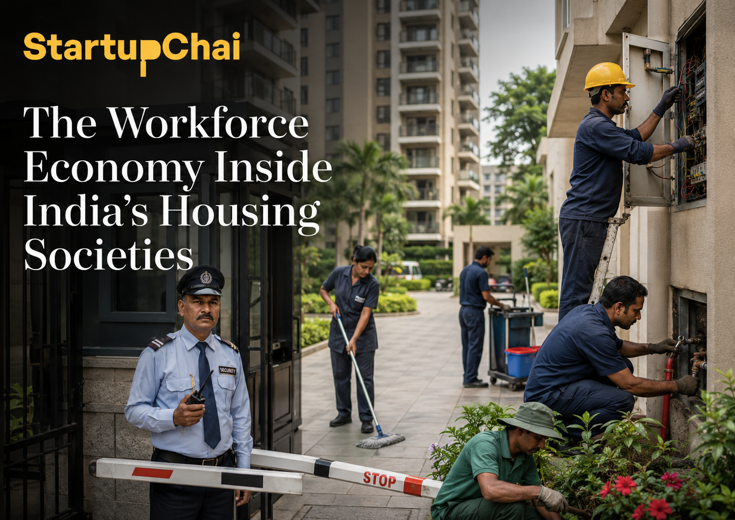 The Workforce Economy Inside India’s Housing Societies